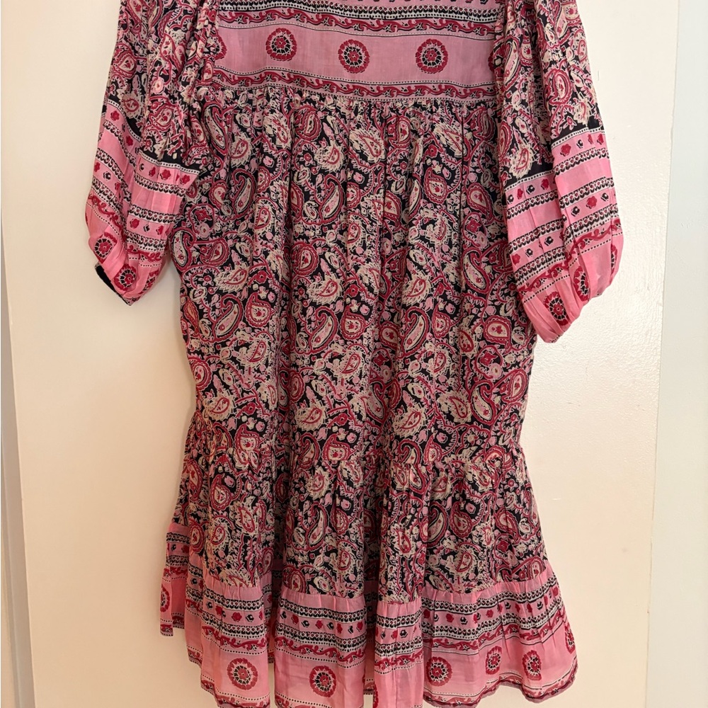Floral Pink Boho Dress - Picture 2 of 4